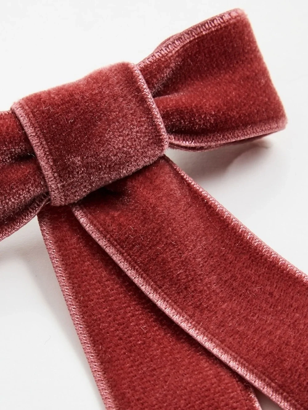 Jennifer Behr Velvet Bow Barrette
